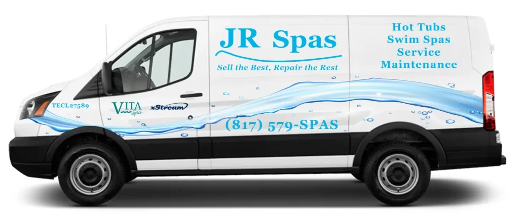 JR Spas hot tubs for sale van