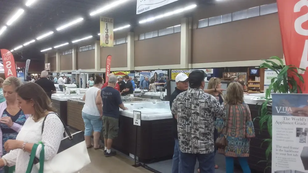 JR Spas at the Texas Home and Garden show