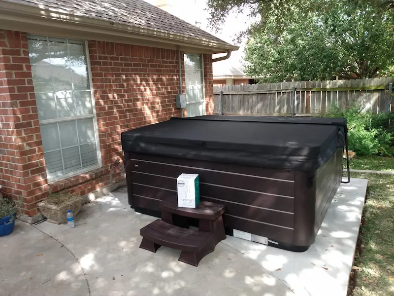 Vita Spa hot tub installed in Texas