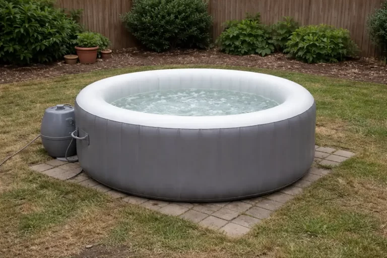 Plain, grey, inflatable hot tubs in Stephenville, TX